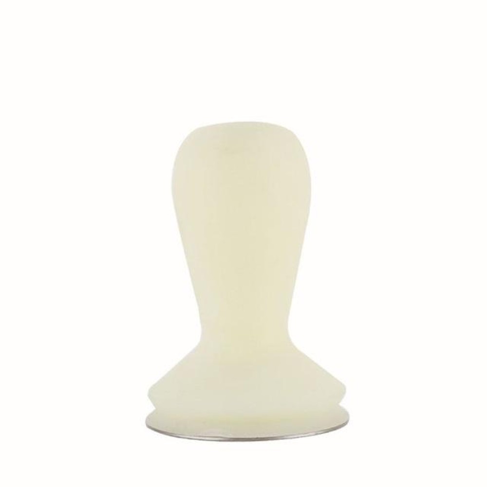 58mm Coffee Tamper Coloured Silicone Frosted Handle Coffee Hammer 304 Stainless Steel Powder Press Coffee Accessories Milk White