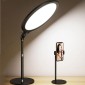 14.2 inch 36cm Live Broadcast Photography Desktop Beauty Fill Light Bracket, Style:Large Version+Bracket(Black)