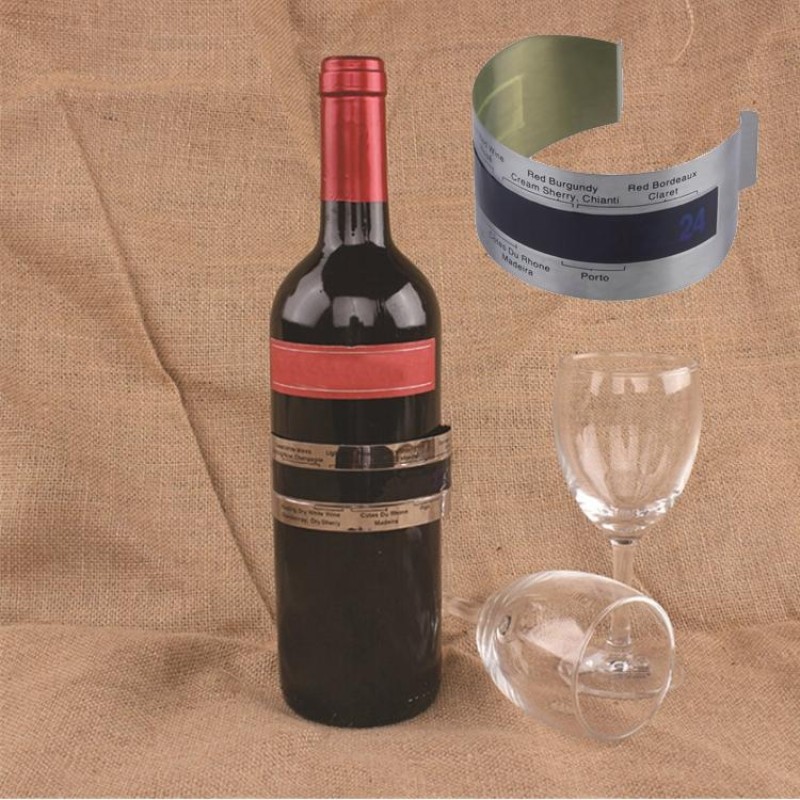 2pcs Stainless Steel LCD Electric Wine Digital Thermometer