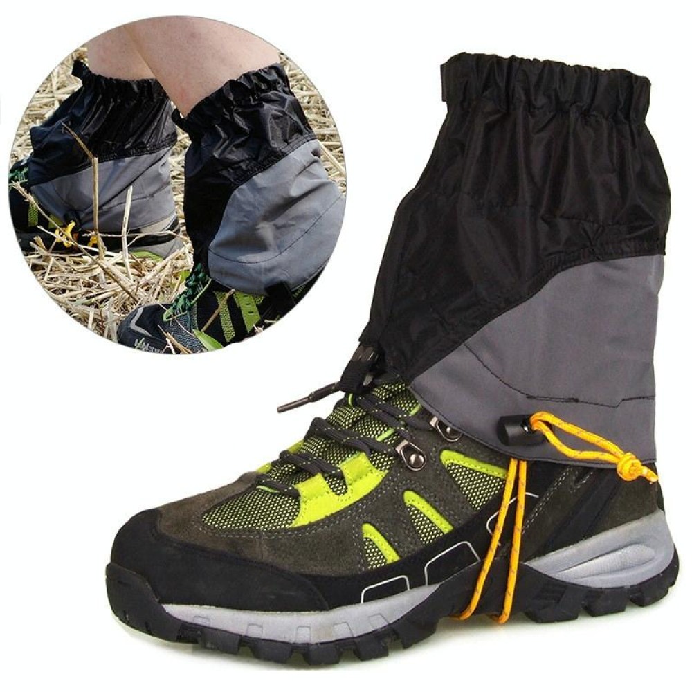 Outdoor Mountaineering Sandproof Waterproof Tearproof Legging Protective Case(Black)