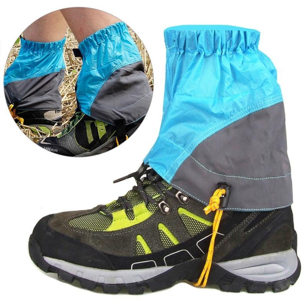 Outdoor Mountaineering Sandproof Waterproof Tearproof Legging Protective Case(Blue)