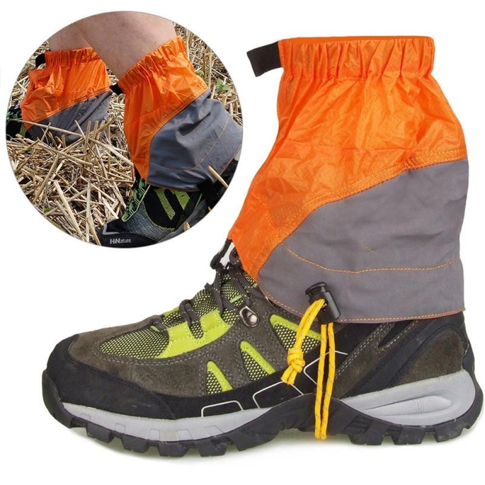 Outdoor Mountaineering Sandproof Waterproof Tearproof Legging Protective Case(Orange)