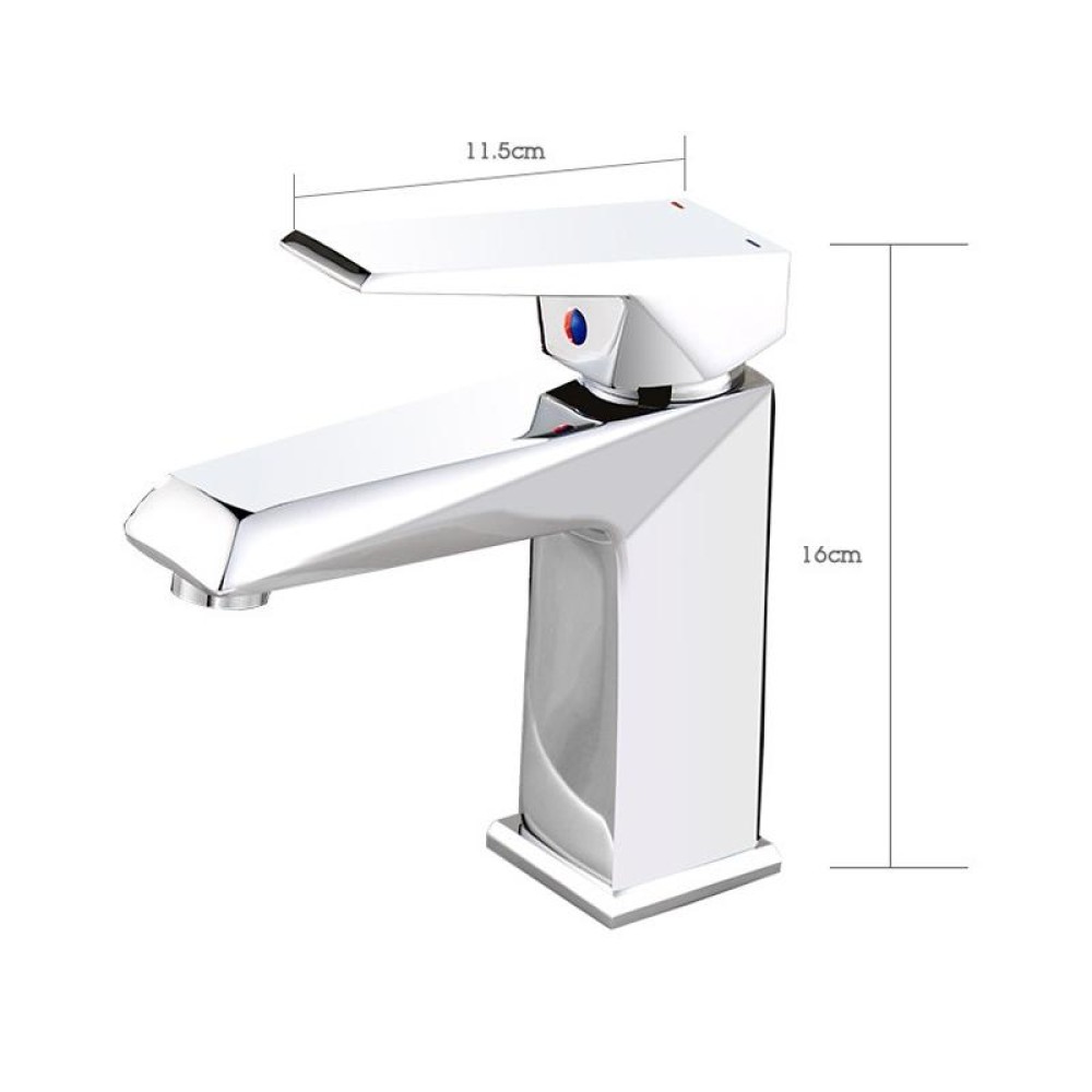 Hardware Faucet Bathroom Hot & Cold Water Faucet, Specification: Electroplating 81502