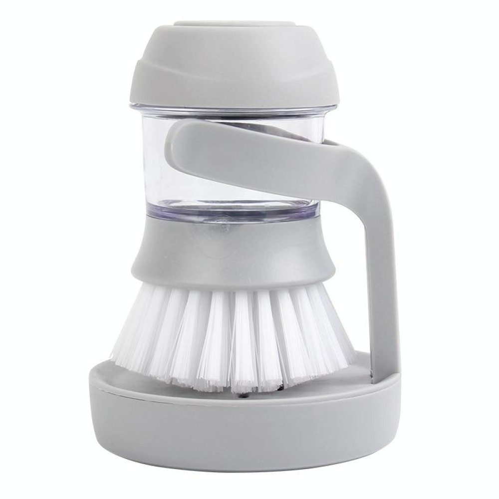 2518 Automatic Dosing Brush Pot Brush Cup Artifact Non-stick Oil Decontamination Wash Pot Brush(Gray)