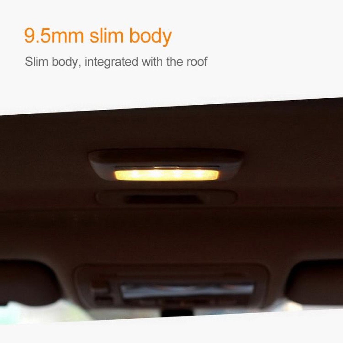 Car Interior Wireless Intelligent Electronic Products Car Reading Lighting Ceiling Lamp LED Night Light, Light Color:White Light(White)