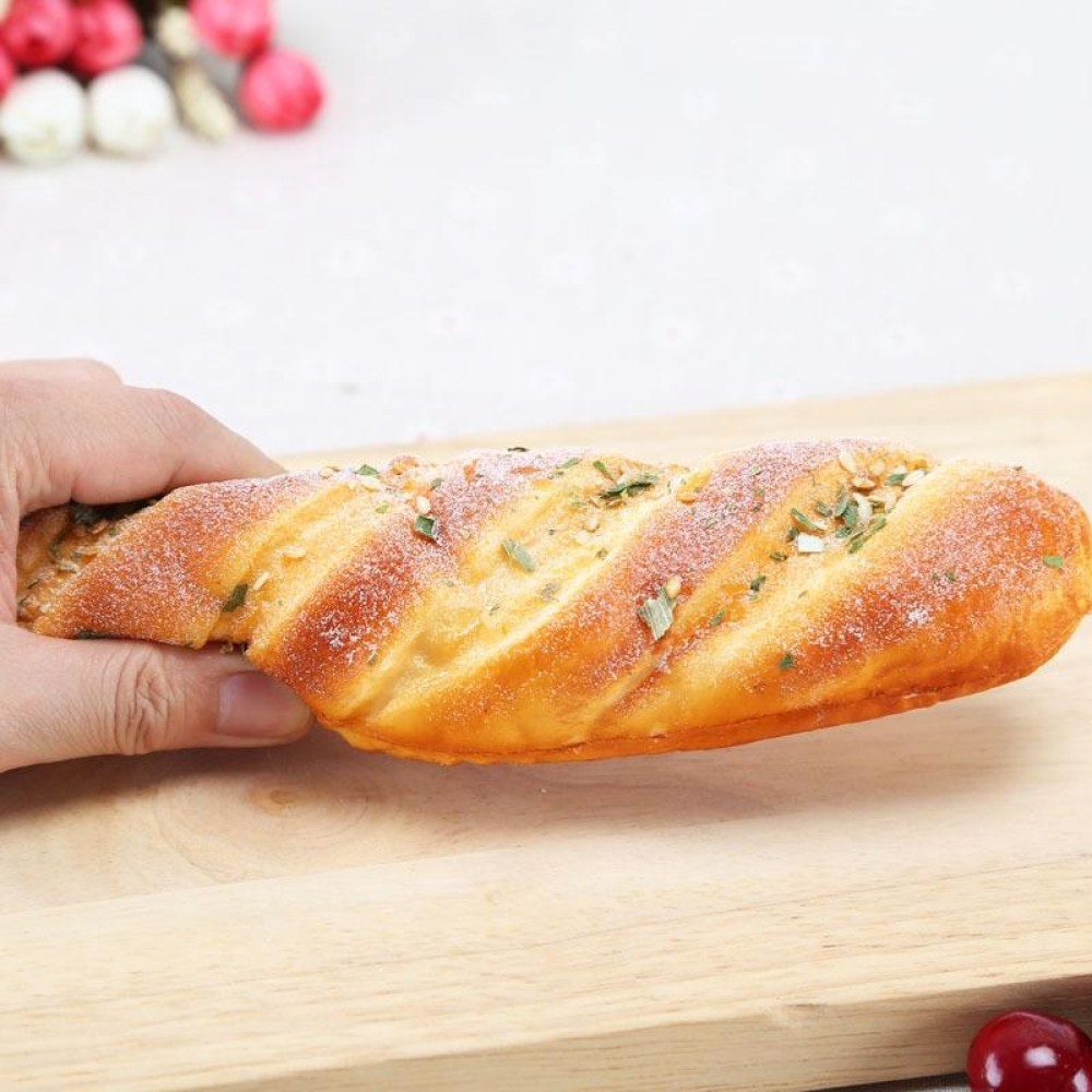PU Simulation S-shaped Sesame Bread Model Photography Props Home Engineering Window Display
