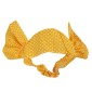 Creative Cat Dog Candy Color Funny Tidy Props Headband Hooded Hat(Yellow Dot)