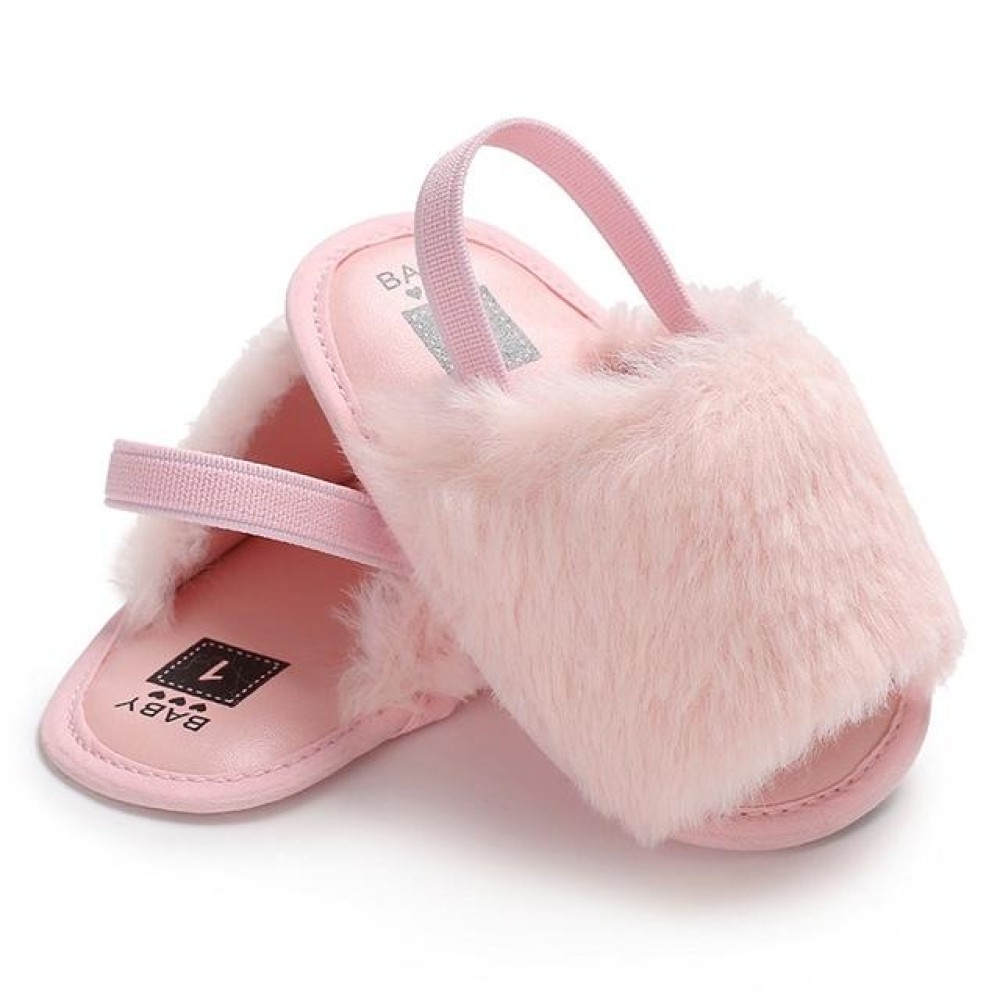Baby Girls Sandals Soft Sole Casual Prewalker Summer Slippers Crib Shoes(Pink)