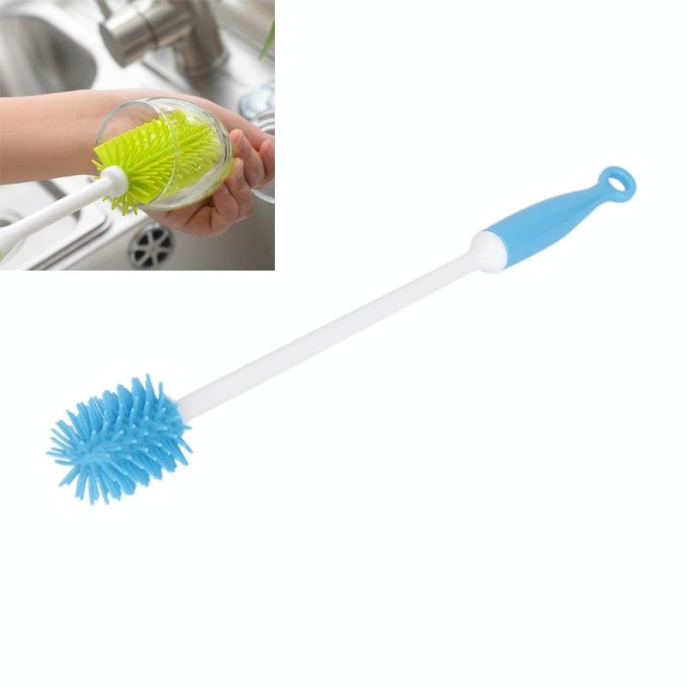 Bottle Cleaning Brush Long Handle Narrow Neck Bottle Brush(Blue)