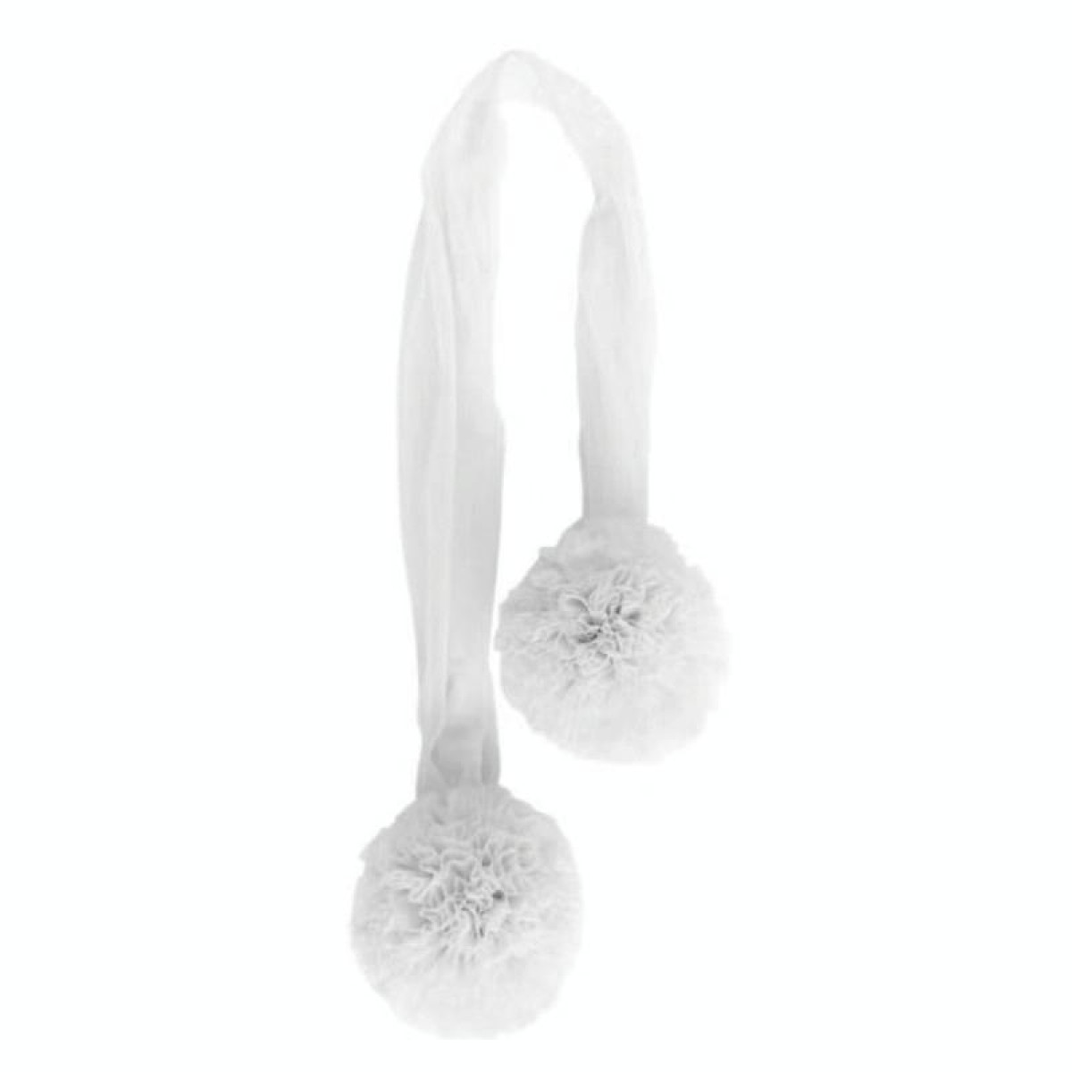 Tent Yarn Ball Hair Ball Pendant Wall Party Decoration(White)