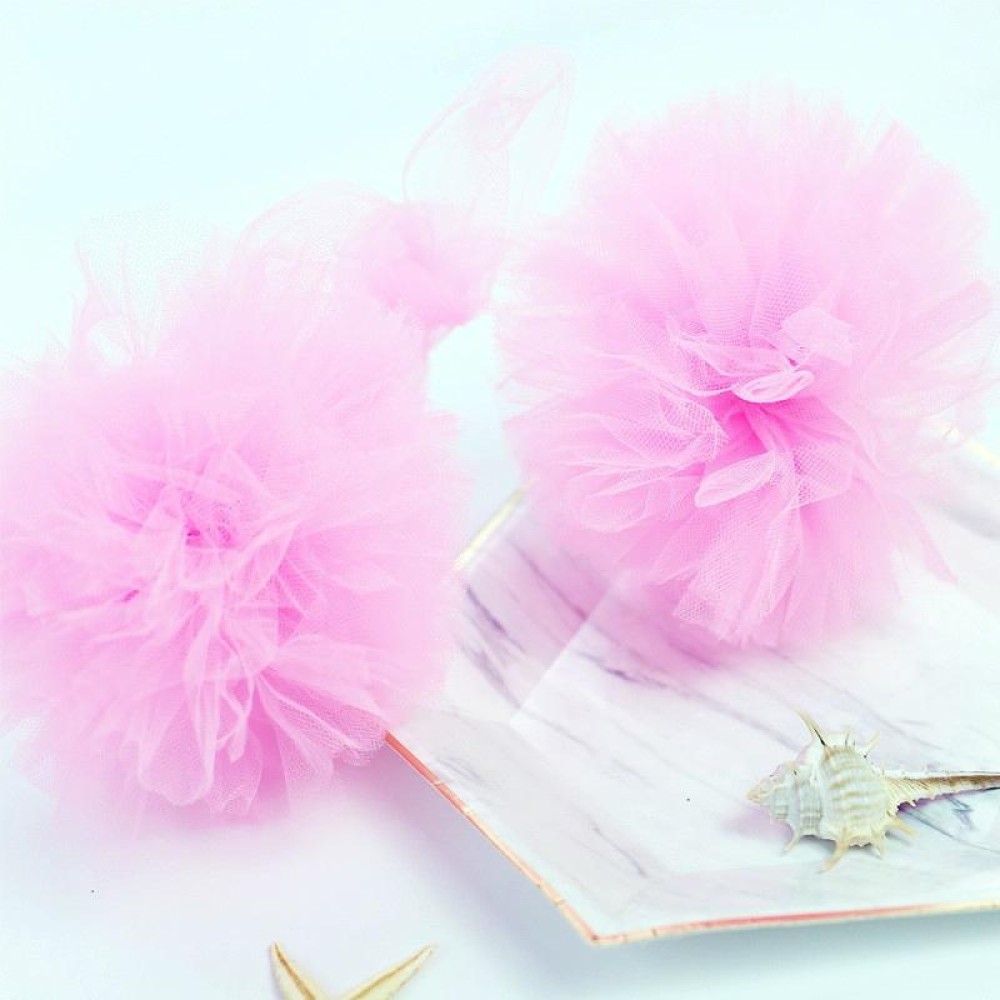 Tent Yarn Ball Hair Ball Pendant Wall Party Decoration(Pink)