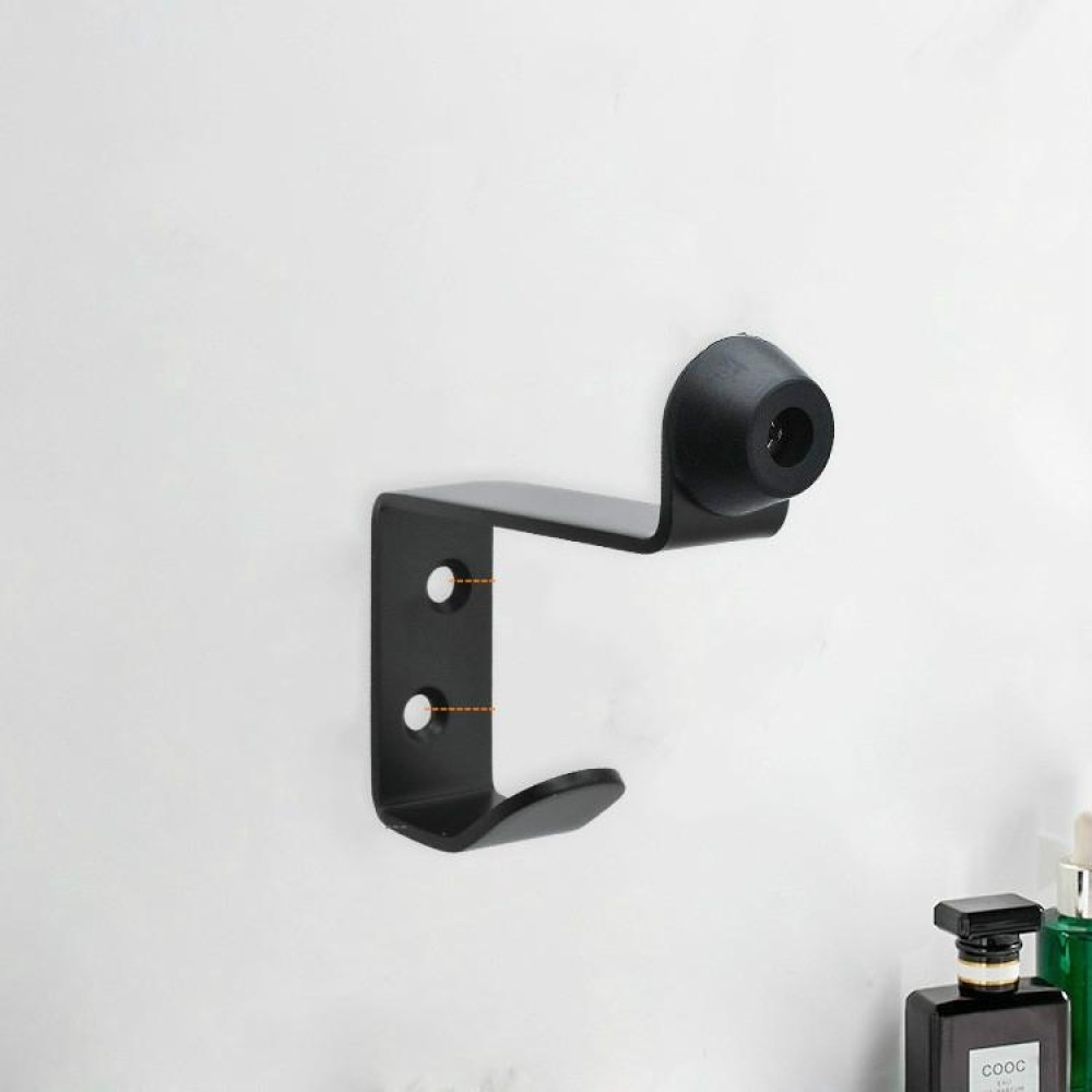 Stainless Steel Rubber Hook, Specification:  Door Top Rack with Hook (Black)