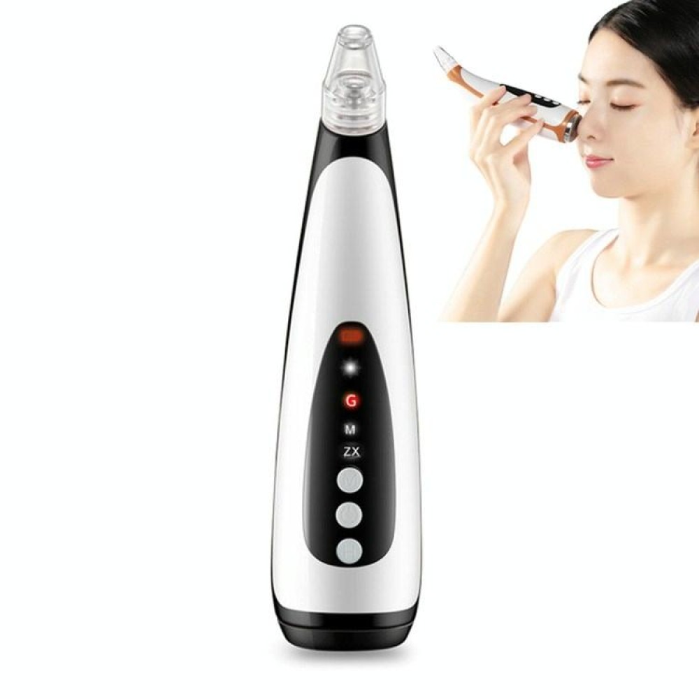 Electric Pore Cleaning Instrument Hot Compress To Export Acne Removing Blackhead Beauty Instrument(Black)