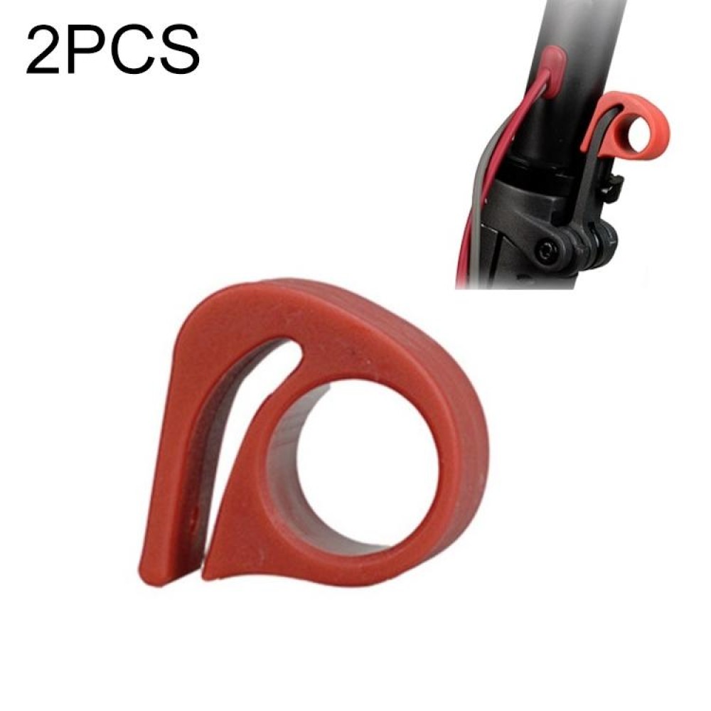 2pcs Scooter Accessories Folding Wrench Protector for Xiaomi M365(Red)