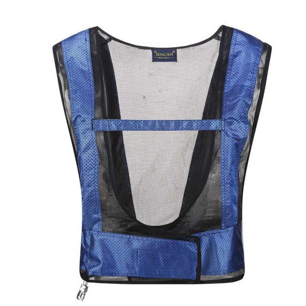 Portable Welder Heatstroke Cooling Air Conditioning Vest, Size:One Size(Blue)