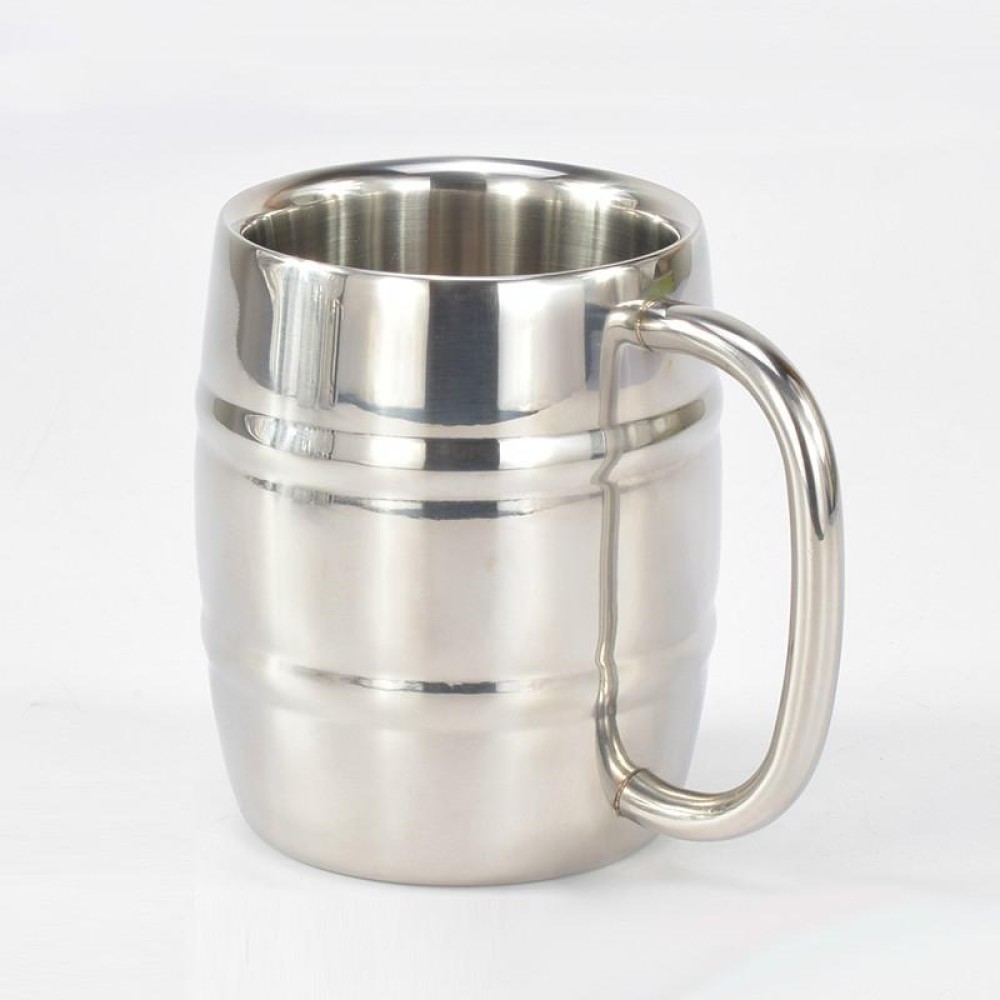 Stainless Steel Beer Cup Mugs Outdoor Camping Western Tea Coffee Cup Insulated Portable Water Cup Drinkware with Handle