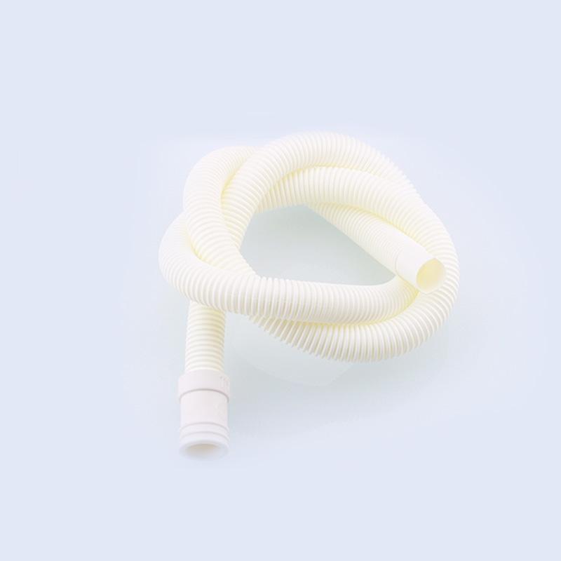 18mm Diameter Plastic Drain Pipe Water Outlet Extension Hose with Clamp for Semi-automatic Washing Machine / Air Conditioner, Size:2m  Length