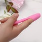 Blackhead Brush Face Cleansing Extractor Remover Tool Silicone Finger Massage Brush Face Exfoliating Cleansing Tool(Light  Magenta)