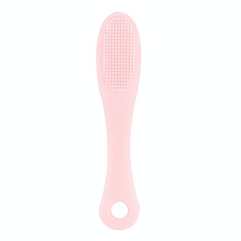 Blackhead Brush Face Cleansing Extractor Remover Tool Silicone Finger Massage Brush Face Exfoliating Cleansing Tool(Pink)