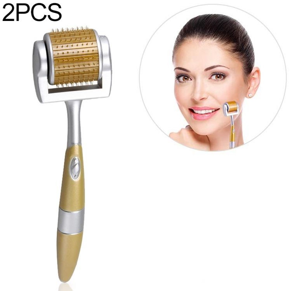 2 PCS ZGTS192 Titanium Alloy Microneedle Facial Repair Nano Roller Instrument, Specification:0.2MM