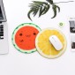 2 PCS 22cm Cute Fruit Series Round Mouse Pad Desk Pad Office Supplies(Pluto)