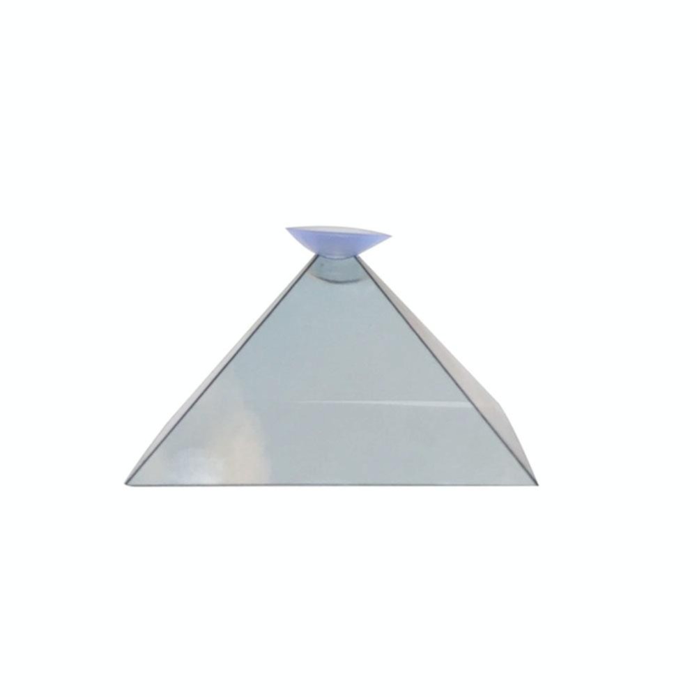 10 PCS 3D Pyramid Magic Projection Mobile Phone Simple Holographic Projection Film
