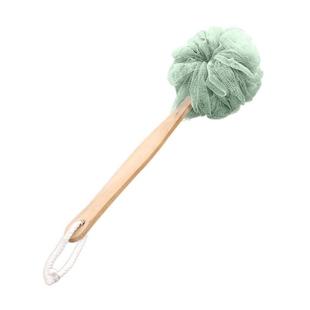 Long Handle Hanging Soft Mesh Body Shower Brush(Green)
