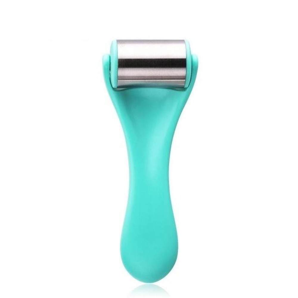 Facial Massager Beauty Instrument Stainless Steel Ice Roller Lift Firming Face  Skin Care Face(Blue)
