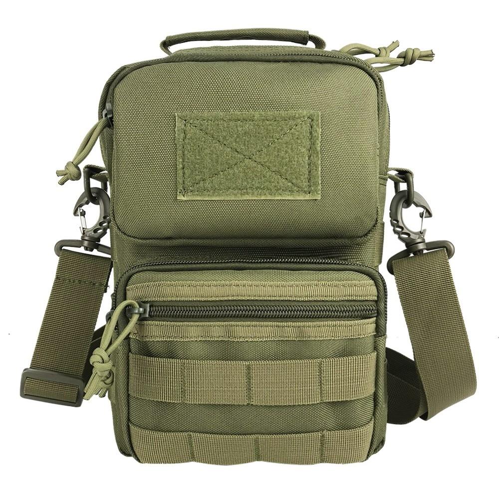 Outdoor Mountaineering Waterproof Shoulder Bag Shoulder Bag(ArmyGreen)