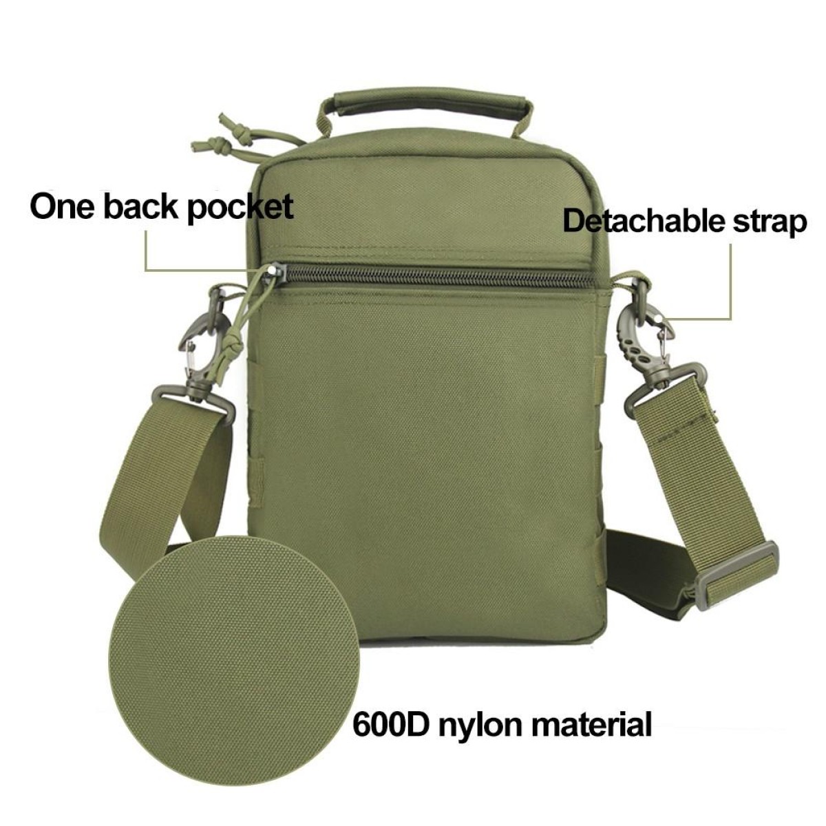 Outdoor Mountaineering Waterproof Shoulder Bag Shoulder Bag(Black)