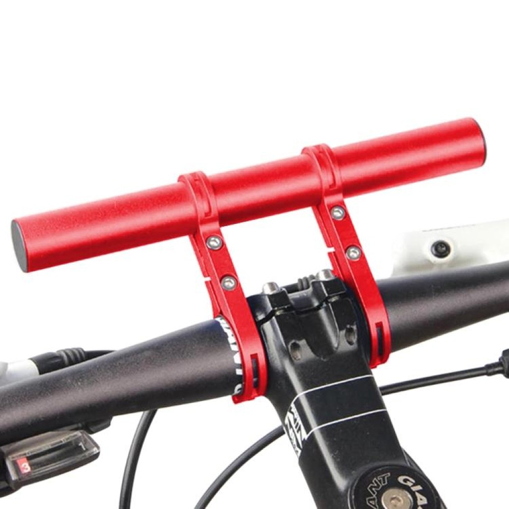 Cycling Handlebar Bike Flashlight Holder Handle Bar Bicycle Accessories Extender Mount Bracket(Red)