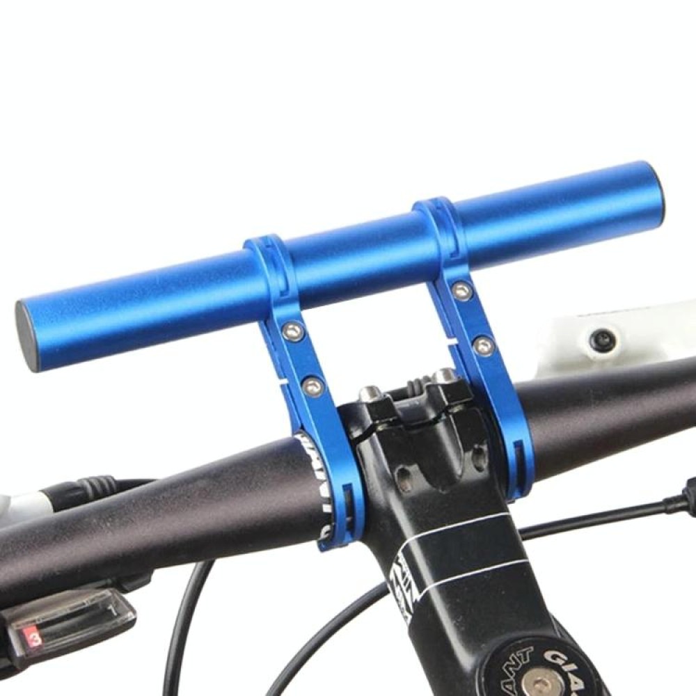 Cycling Handlebar Bike Flashlight Holder Handle Bar Bicycle Accessories Extender Mount Bracket(Blue)