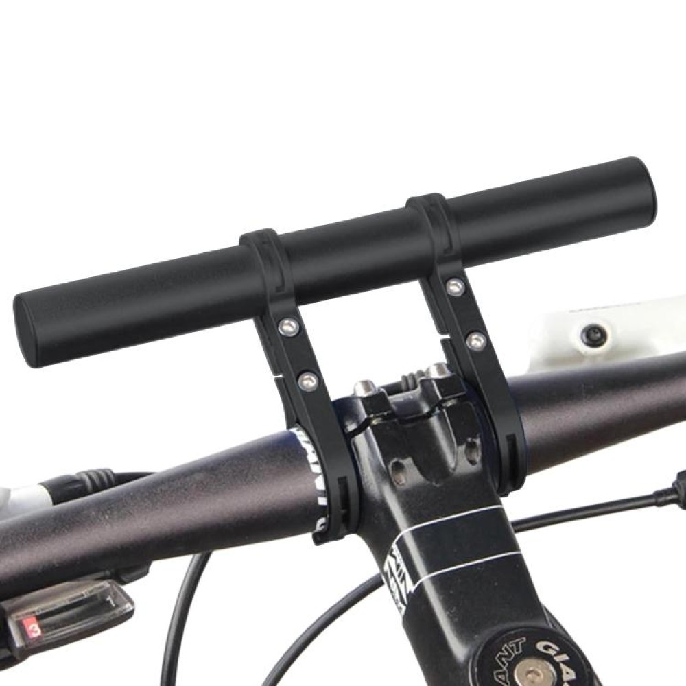 Cycling Handlebar Bike Flashlight Holder Handle Bar Bicycle Accessories Extender Mount Bracket(Black)