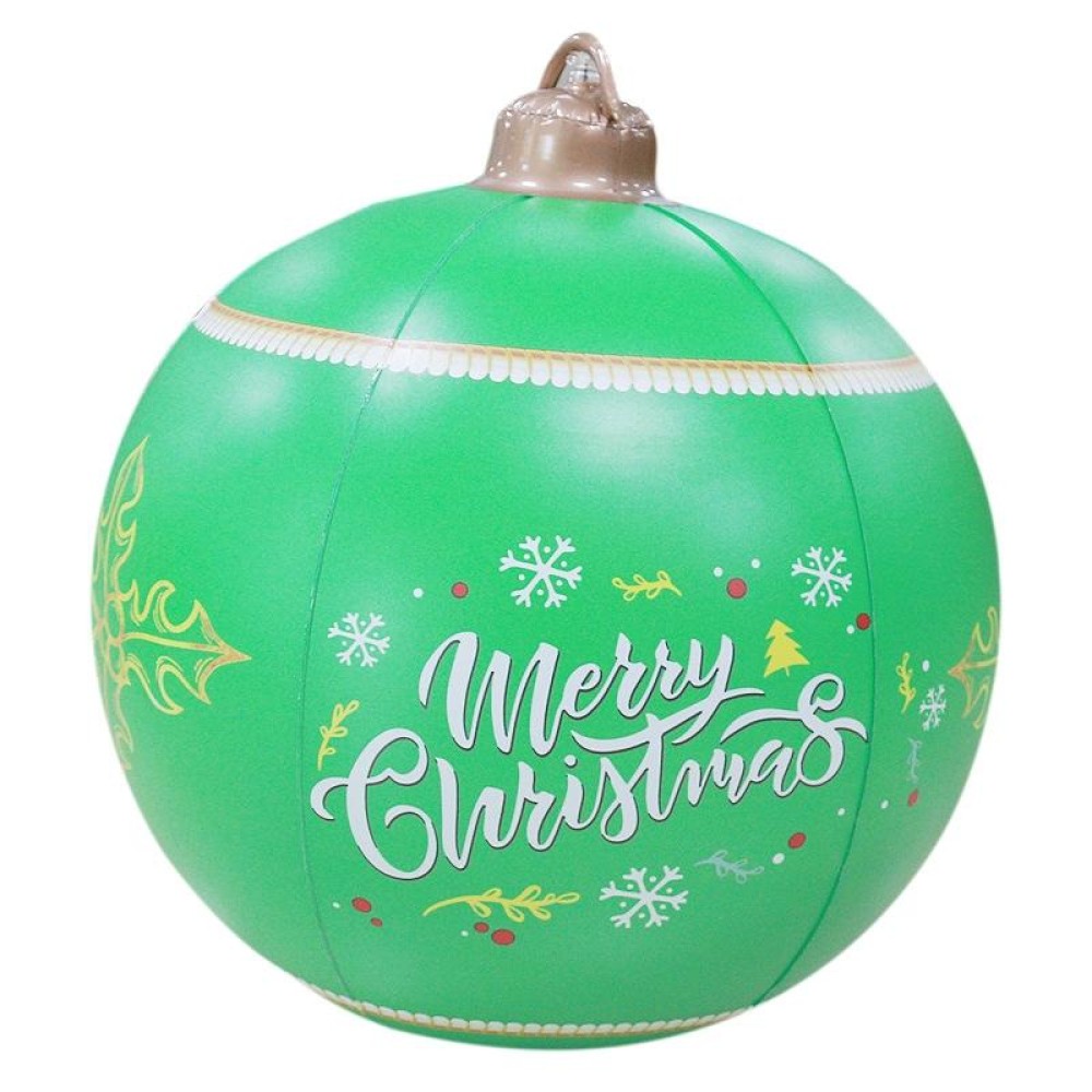 MT709 Yard Christmas Ornaments PVC Inflatable Balls(Green)