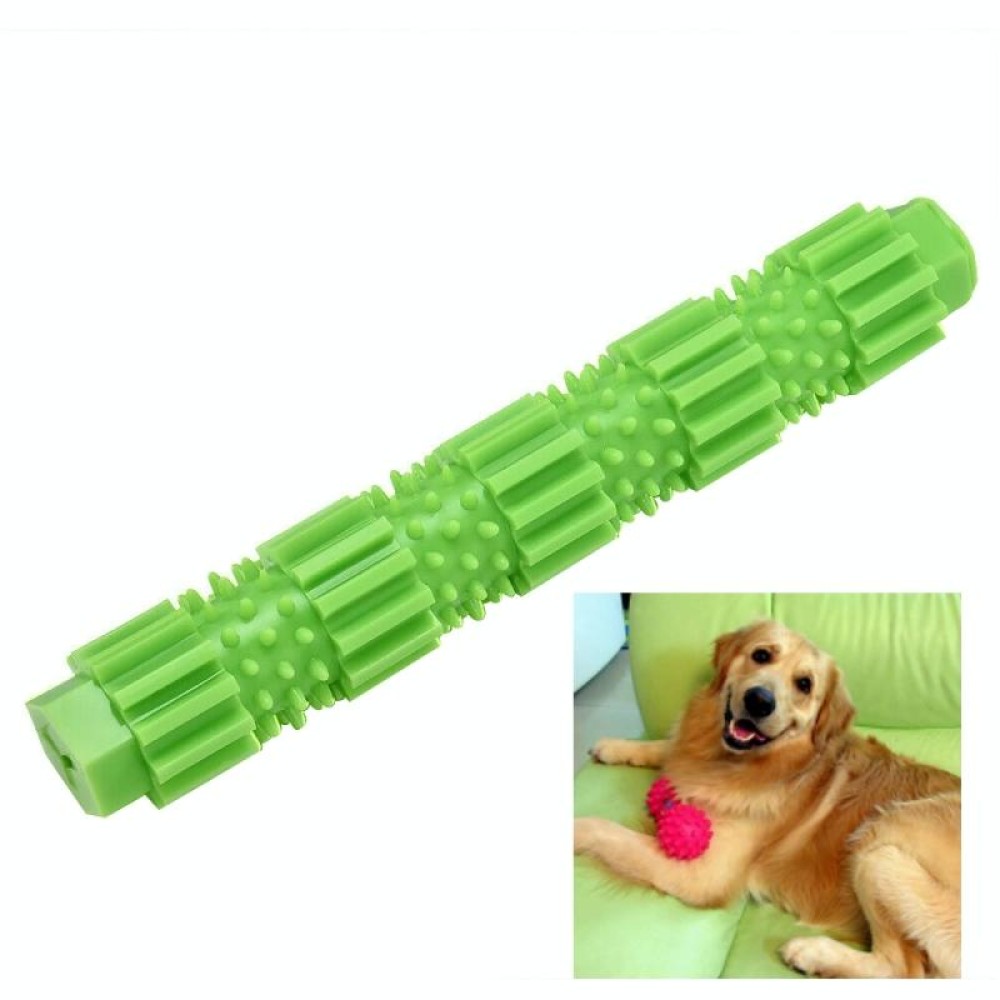 Pet Dogs Training Chew Pet Toys Strong Bite Resistant Dogs Rubber Molar Toys, Size:S(Green)