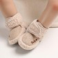 Newborn Baby 0-1 Years Old in Autumn and Winter Keep Warm Soft Bottom Toddler Shoes, Size:Inner Length 11cm(Gray)