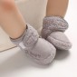 Newborn Baby 0-1 Years Old in Autumn and Winter Keep Warm Soft Bottom Toddler Shoes, Size:Inner Length 11cm(Pink)