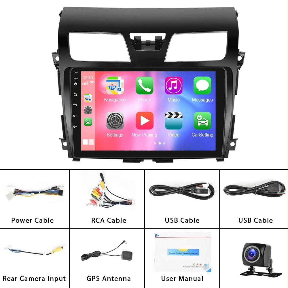 For Nissan Teana 13-16 10.1-inch Reversing Video Large Screen Car MP5 Player, Style:4G Edition 4+64G(Standard+AHD Camera)