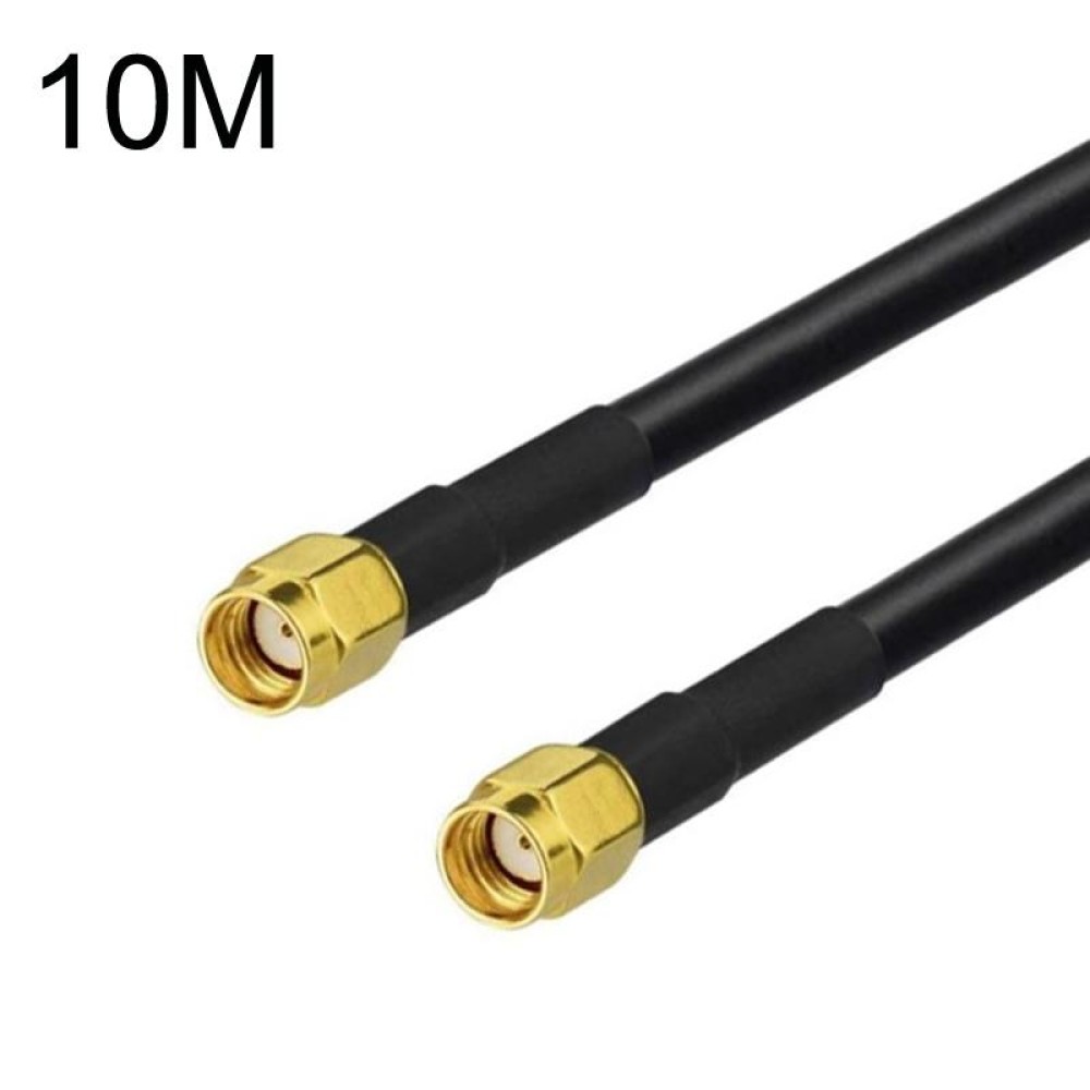 RP-SMA Male To RP-SMA Male RG58 Coaxial Adapter Cable, Cable Length:10m