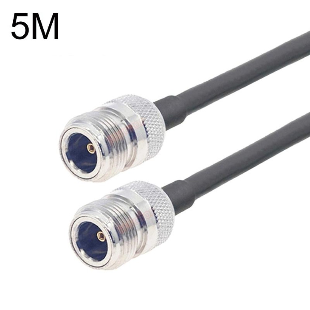 N Female To N Female RG58 Coaxial Adapter Cable, Cable Length:5m