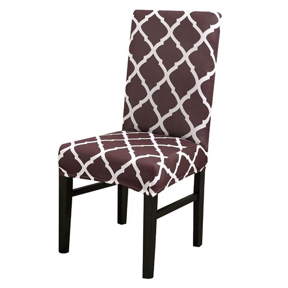 Universal Simple Stretch Chair Cover(Coffee)