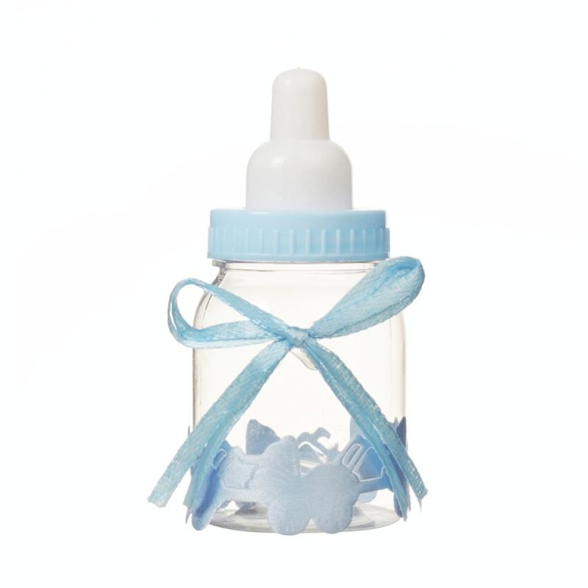 12 PCS Cute Nursing Bottle Wedding Candy Gift Box, Size:9x4cm(Blue)