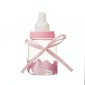 12 PCS Cute Nursing Bottle Wedding Candy Gift Box, Size:9x4cm(Pink)