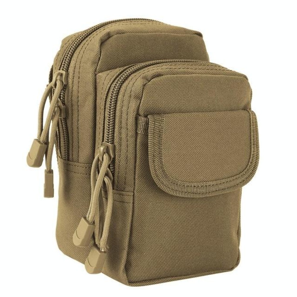 Small Pocket Gadget Belt Waist Bag Phone Bag Holster(Brown)