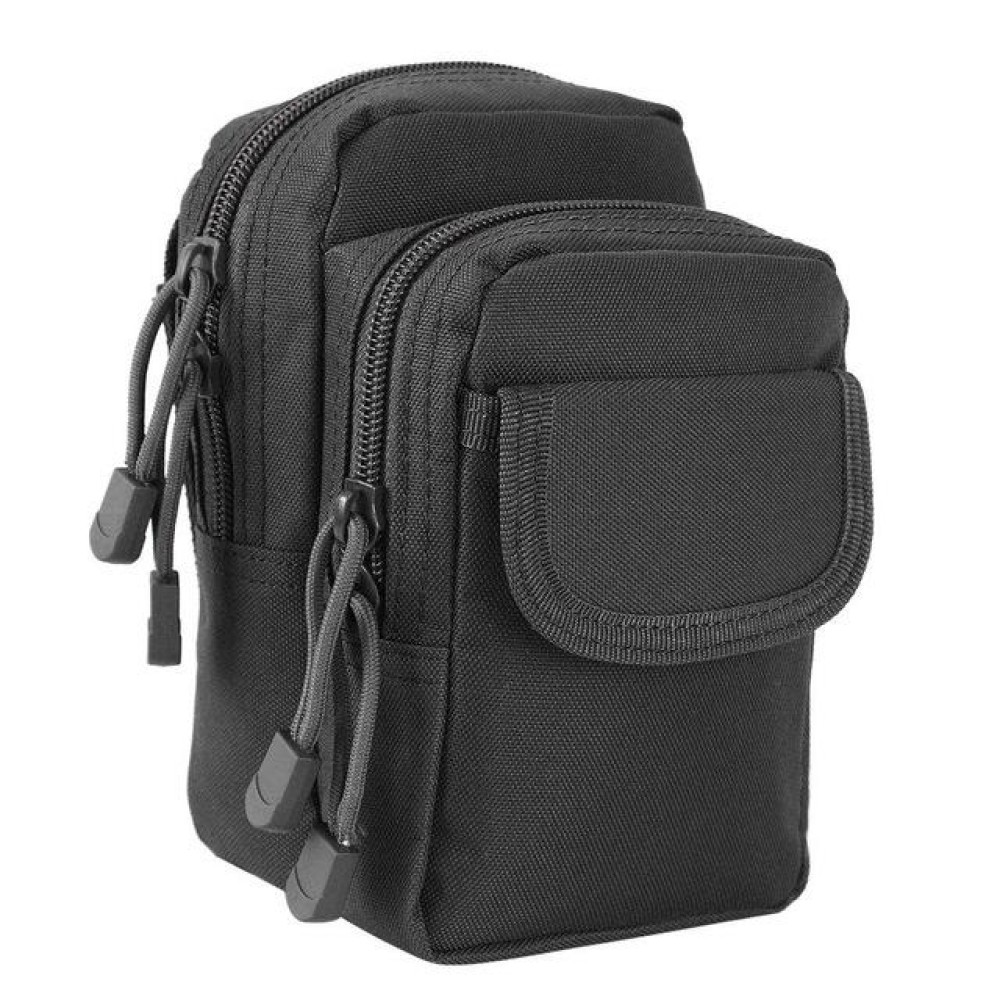 Small Pocket Gadget Belt Waist Bag Phone Bag Holster(Black)