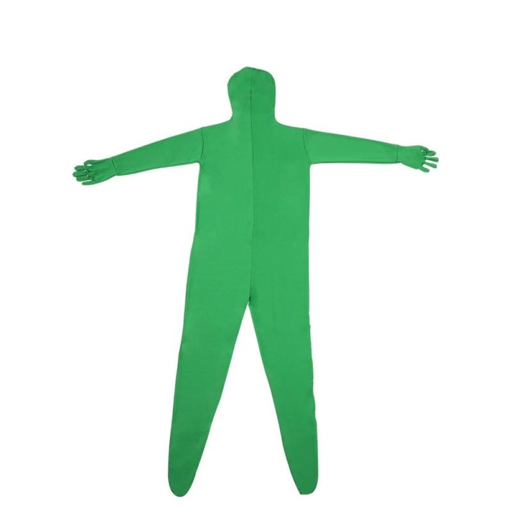 Photo Stretchy Body Green Screen Suit Video Chroma Key Tight Suit, Size: 170cm(Green One-piece)