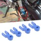 2 Pairs Shock Absorber Extender Height Extension for Motorcycle Scooter, Size: Large(Blue)