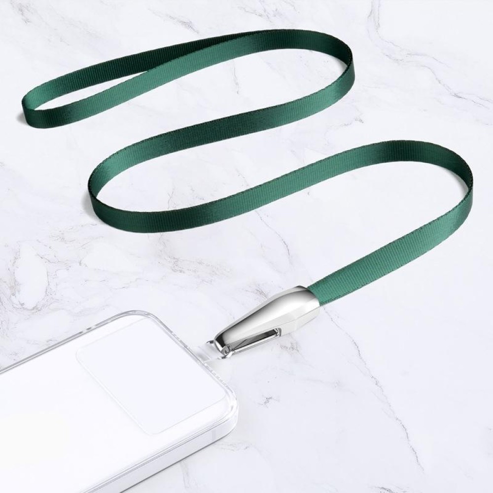 Power Vehicle Mobile Phone Anti-lost Lanyard With Patch,Style: Crossbody Model(Dark Green)