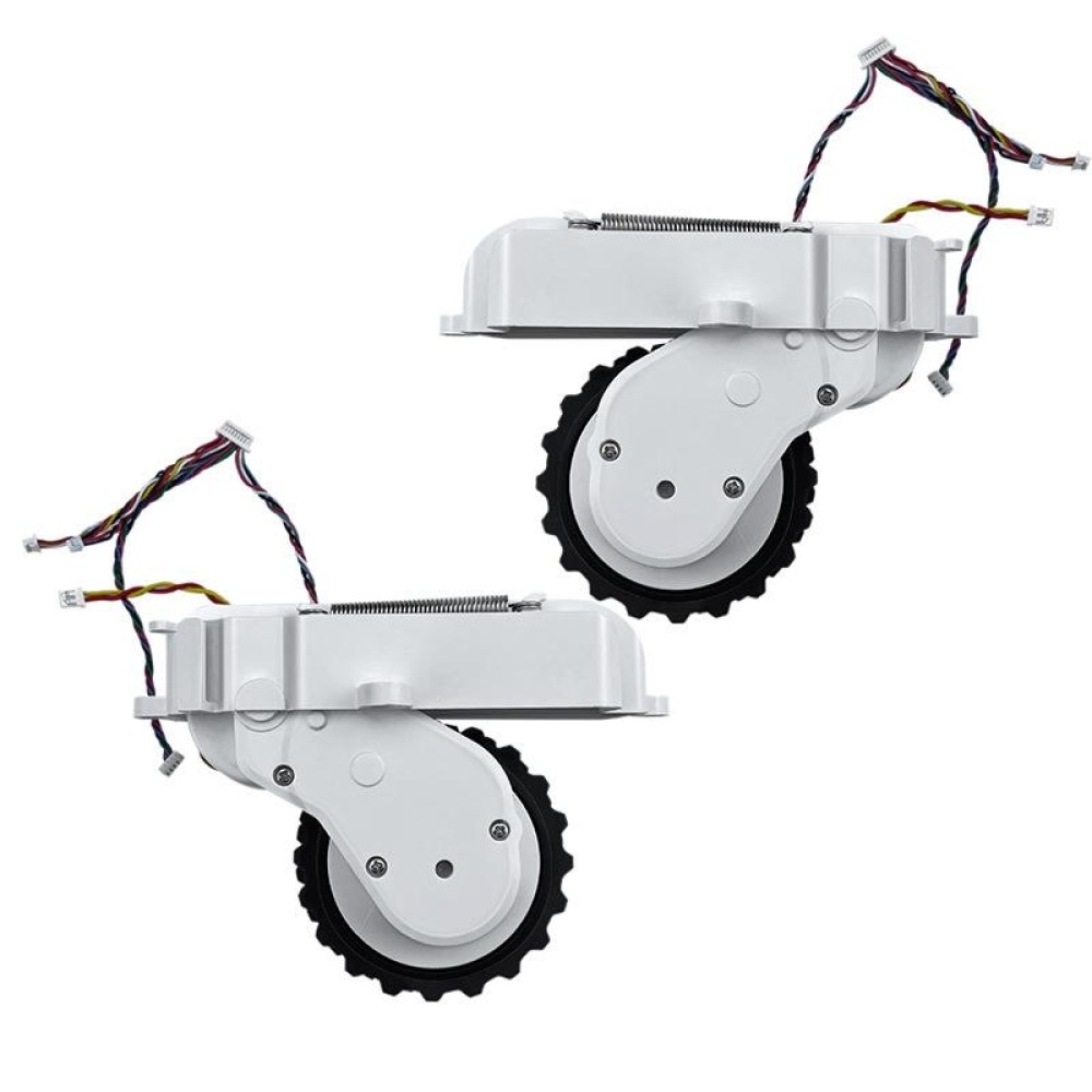 2 PCS Sweep And Mop Machine Walking Wheel For Mijia STYJ02YM / MVVC01-JG(White)