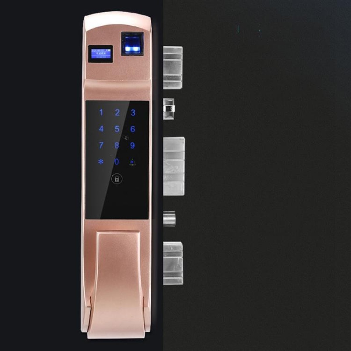 Fully Automatic Fingerprint Password Lock Intelligent Anti-theft Home Electronic Credit Card Automatic Unlock and Mute APP